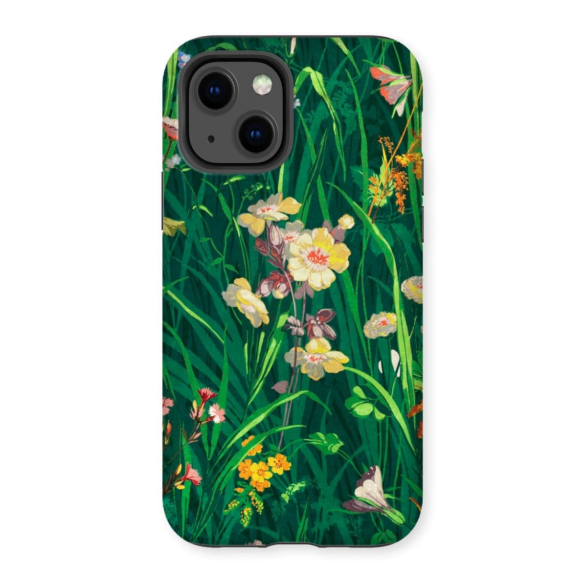 Casezest Mobile Phone Case for iPhone 13 / Gloss Wildflower Meadow Design