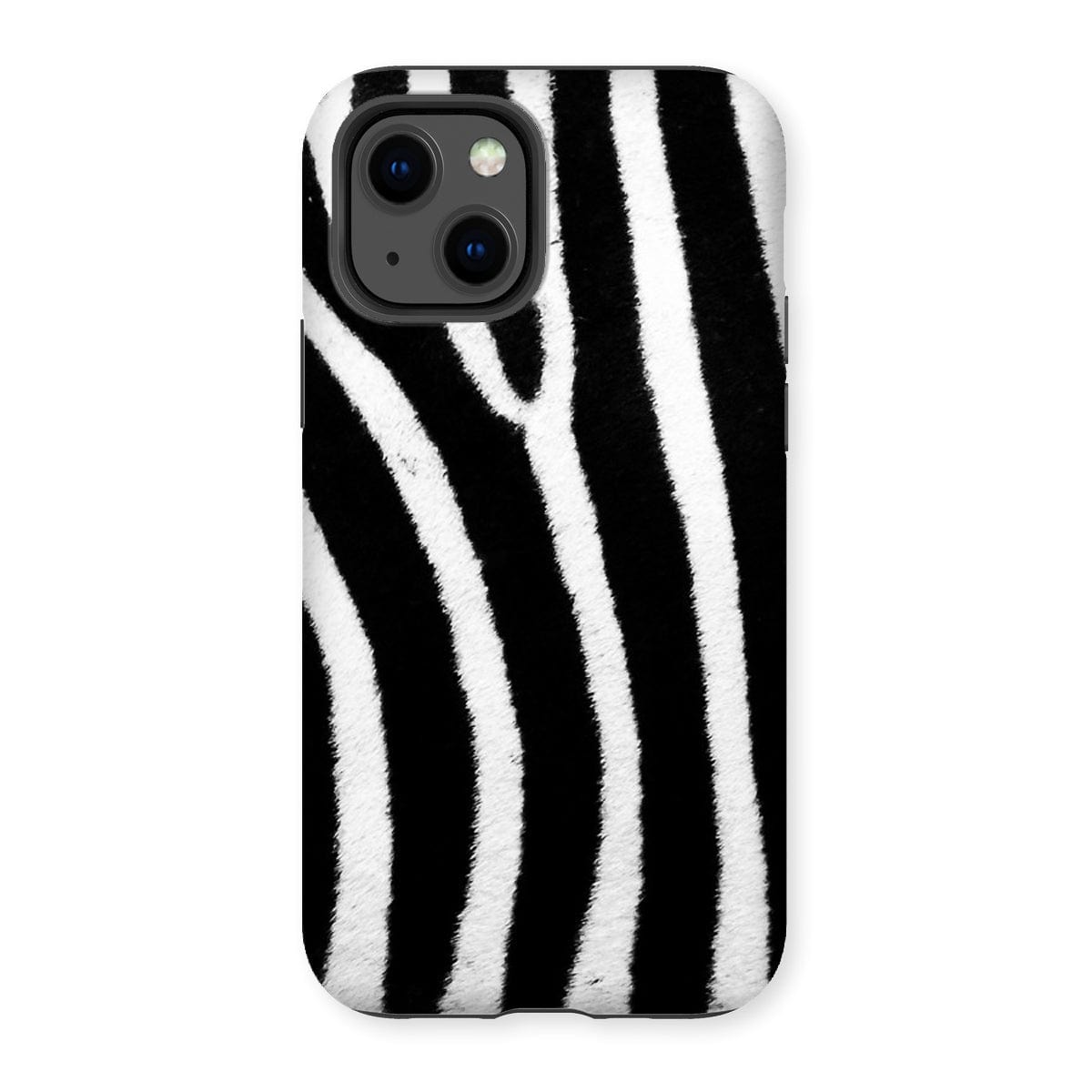 Casezest Mobile Phone Case for iPhone 13 / Gloss Zebra Design