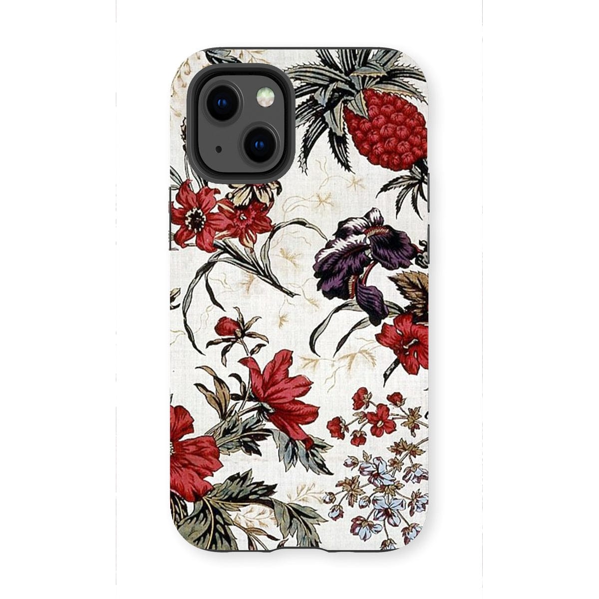 Casezest Mobile Phone Case for iPhone 13 Mini / Gloss Antique Floral Design