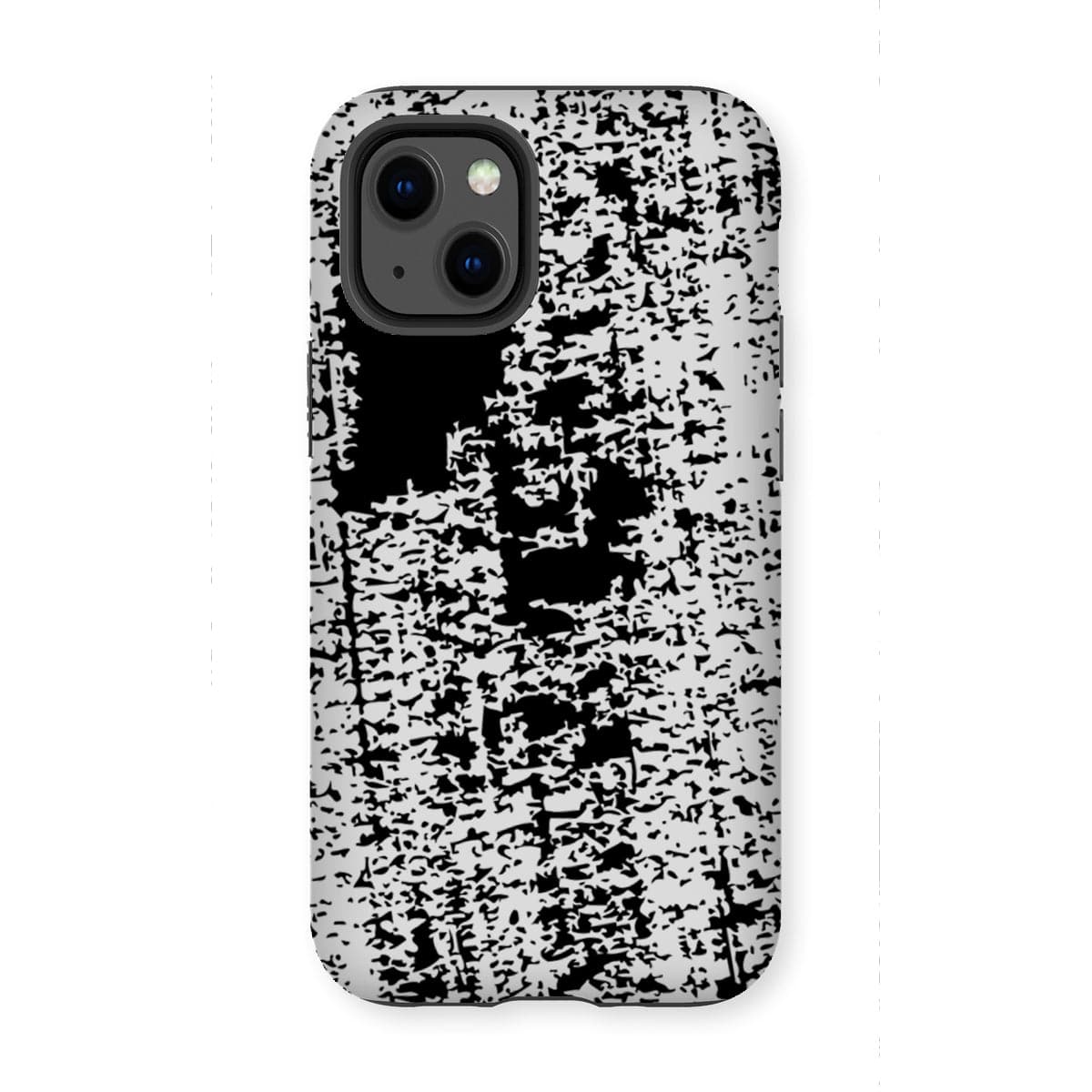 Casezest Mobile Phone Case for iPhone 13 Mini / Gloss Black Brushstroke Design