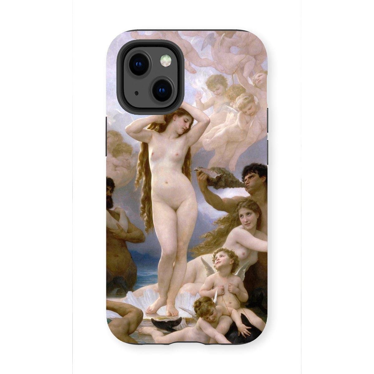 Casezest Mobile Phone Case for iPhone 13 Mini / Gloss Bouguereau Birth of Venus Design