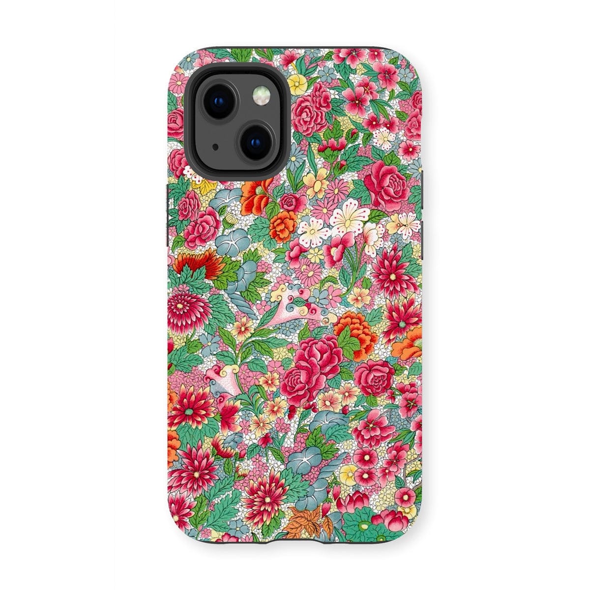 Casezest Mobile Phone Case for iPhone 13 Mini / Gloss Chinese Flower Pattern Design