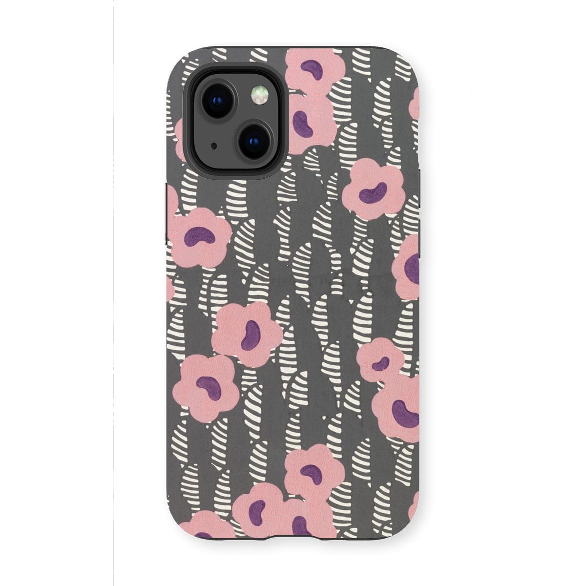 Casezest Mobile Phone Case for iPhone 13 Mini / Gloss Crevel Flower Sidewall Design