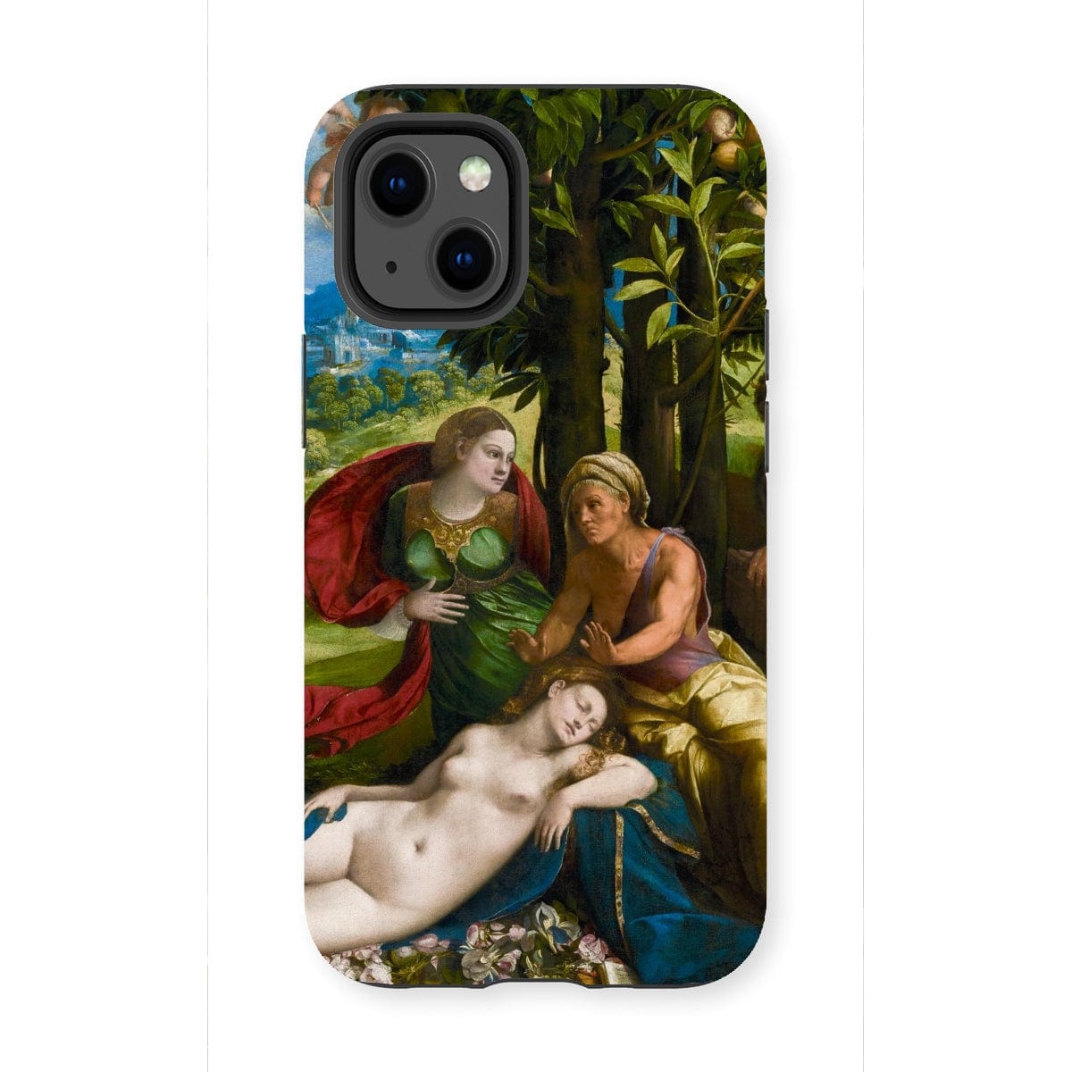 Casezest Mobile Phone Case for iPhone 13 Mini / Gloss Dossi Mythological Design