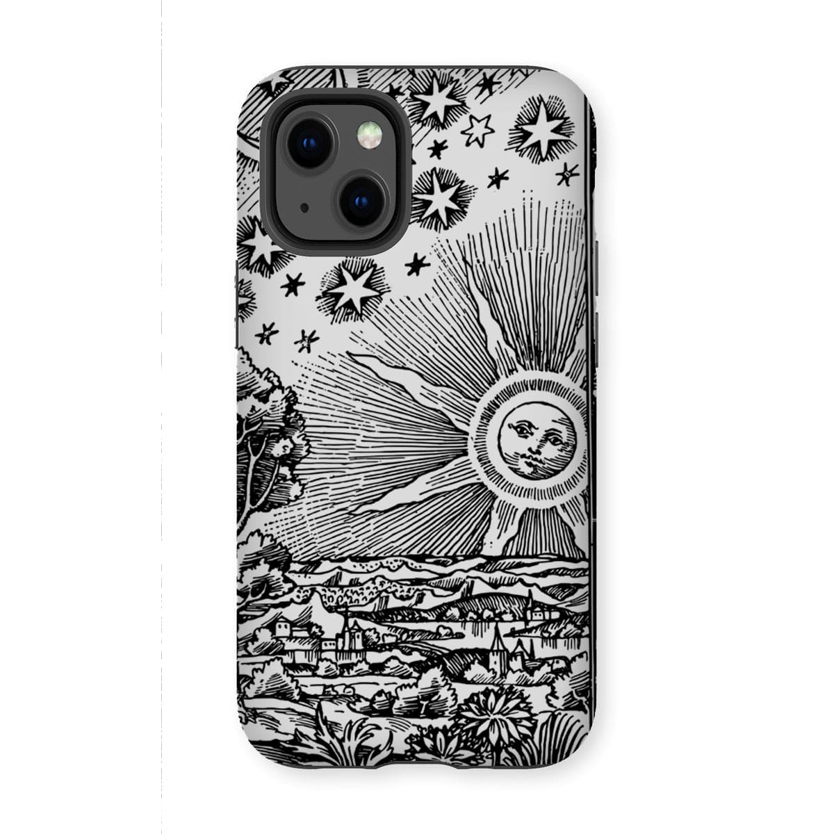 Casezest Mobile Phone Case for iPhone 13 Mini / Gloss Flammarion Design