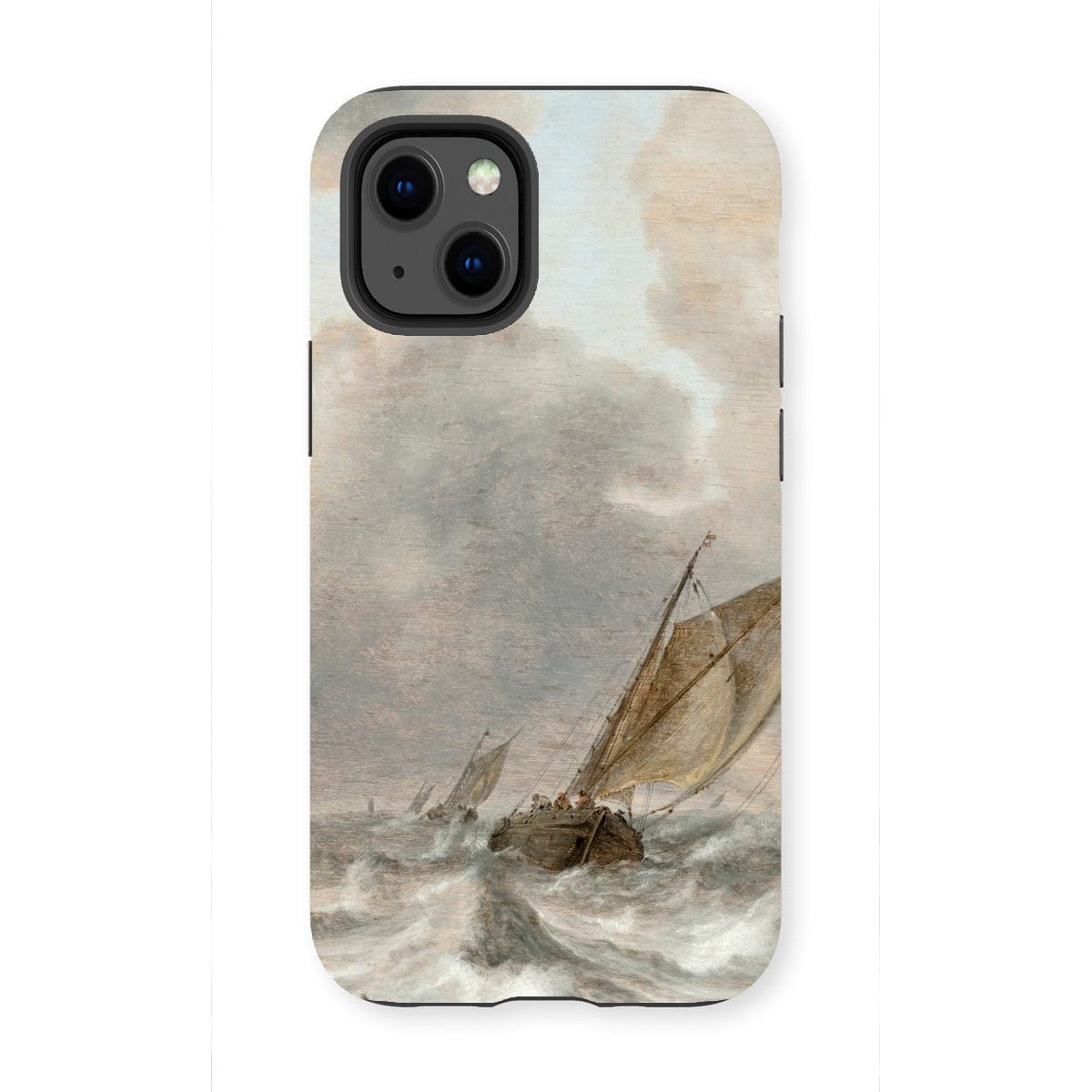 Casezest Mobile Phone Case for iPhone 13 Mini / Gloss Ghent Ships Design