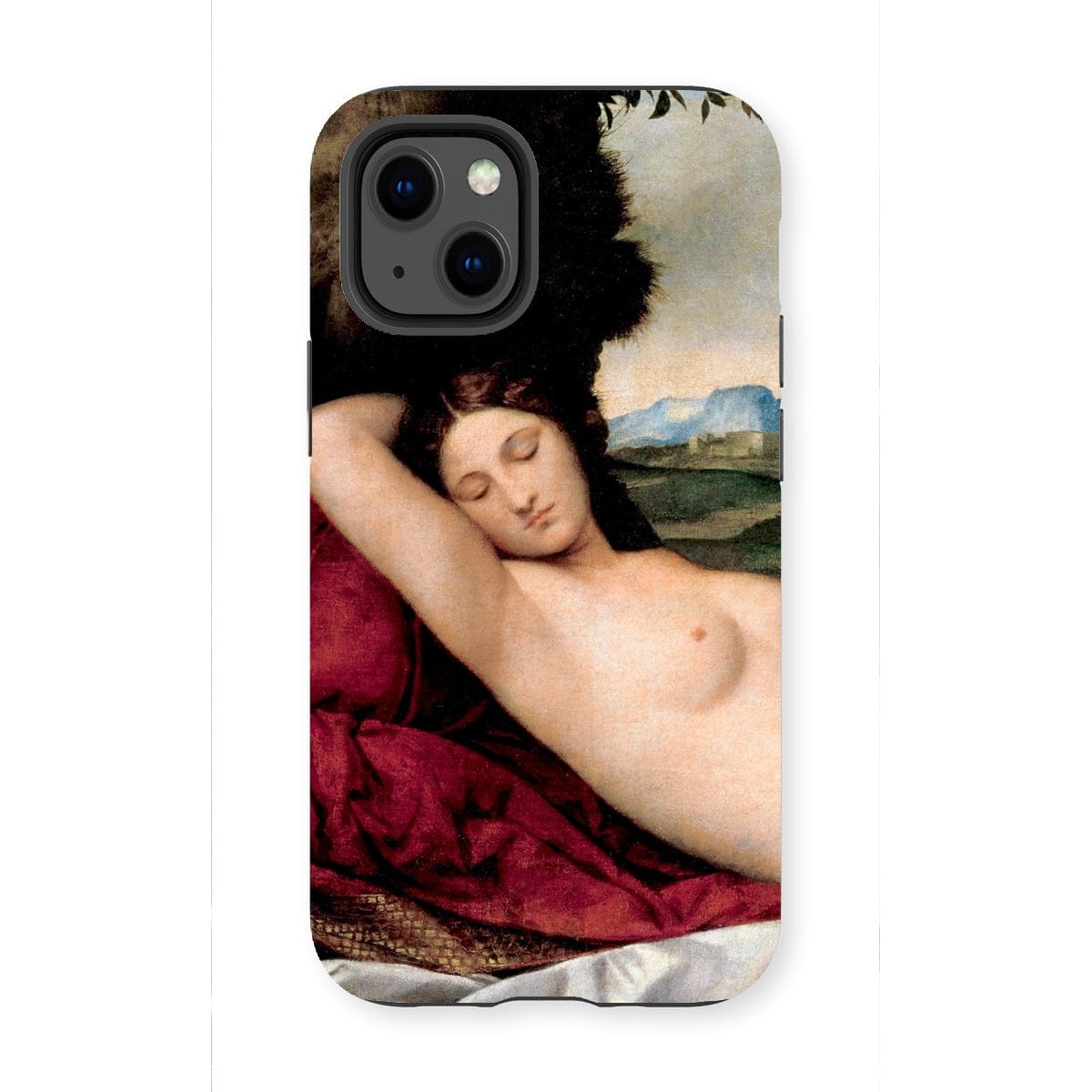 Casezest Mobile Phone Case for iPhone 13 Mini / Gloss Giorgione Sleeping Venus Design