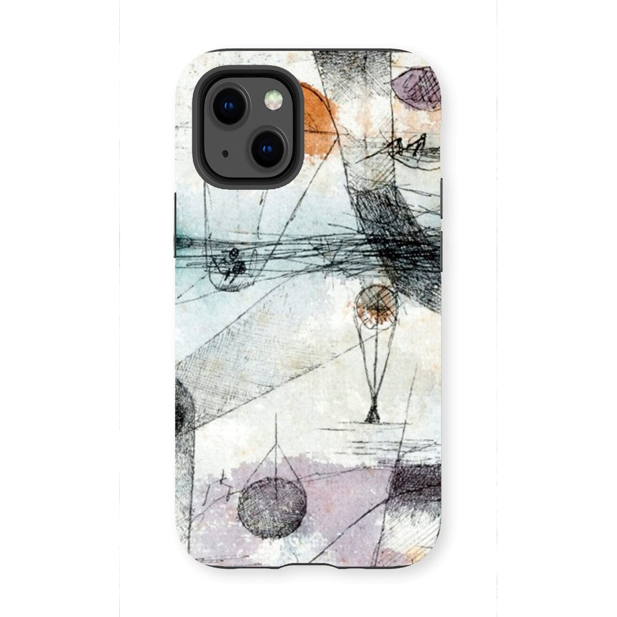 Casezest Mobile Phone Case for iPhone 13 Mini / Gloss Klee Realm of Air Design