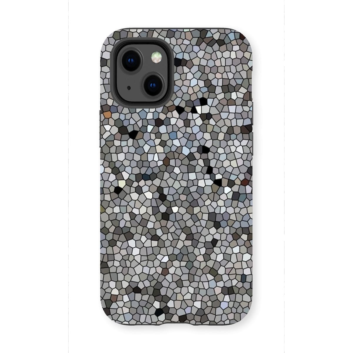 Casezest Mobile Phone Case for iPhone 13 Mini / Gloss Mosaic Texture Design