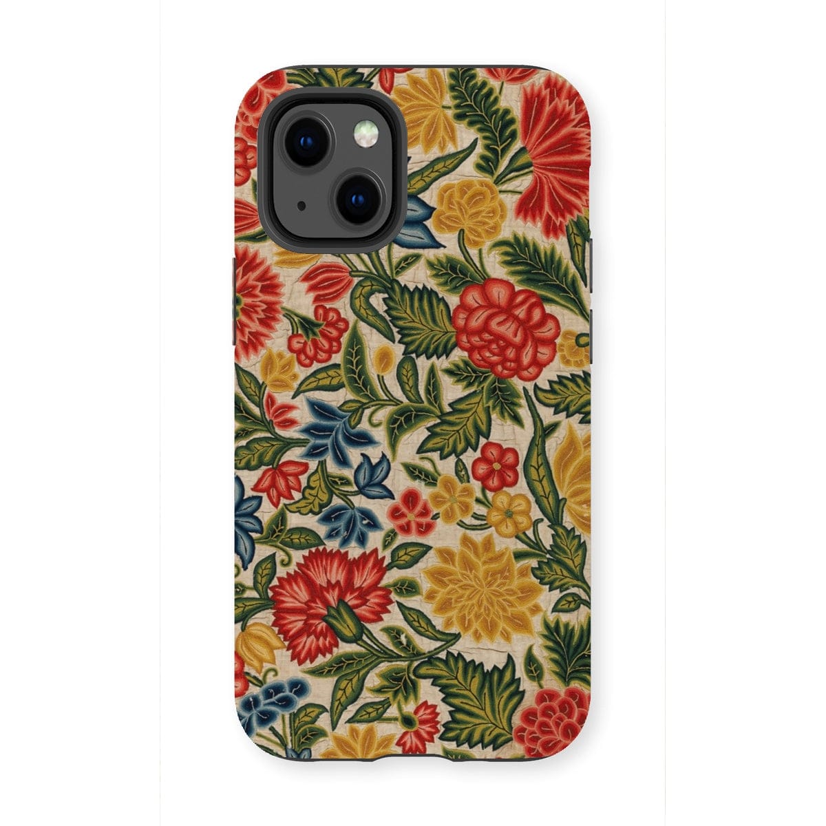 Casezest Mobile Phone Case for iPhone 13 Mini / Gloss Old Floral Panel Design