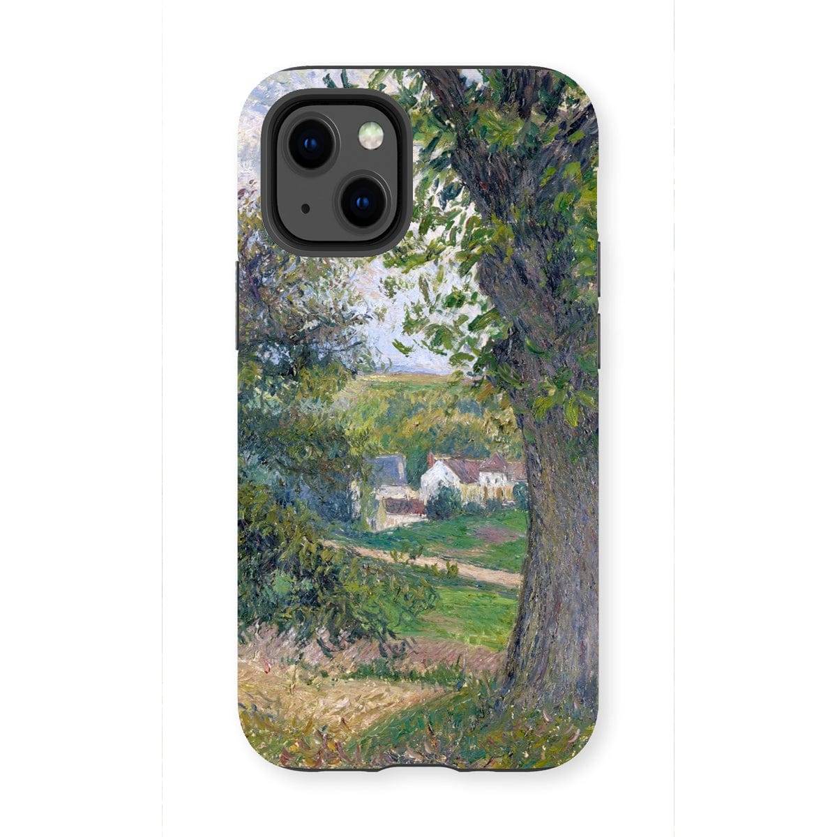 Casezest Mobile Phone Case for iPhone 13 Mini / Gloss Pissarro Chestnut Trees Design