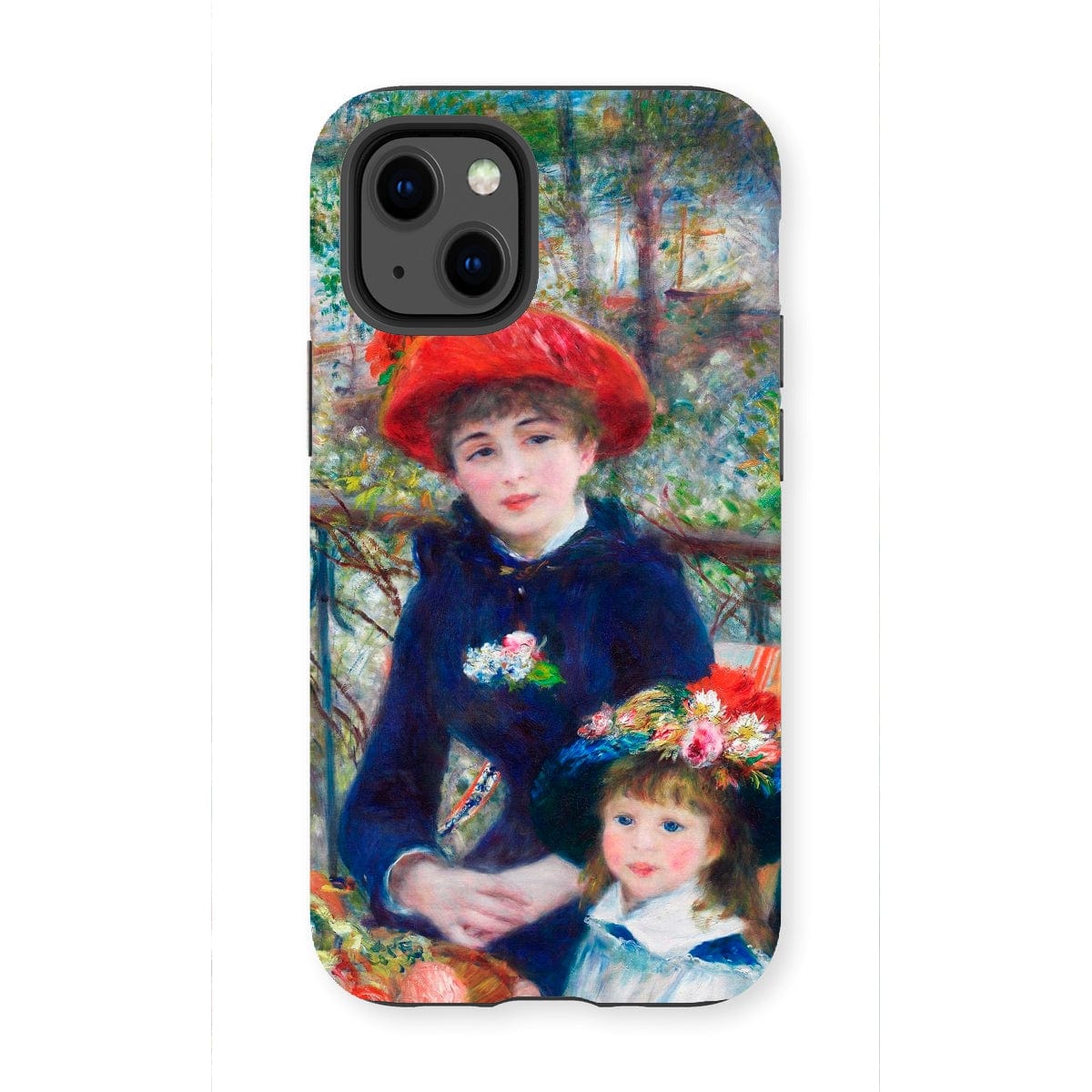 Casezest Mobile Phone Case for iPhone 13 Mini / Gloss Renoir Two Sisters Design