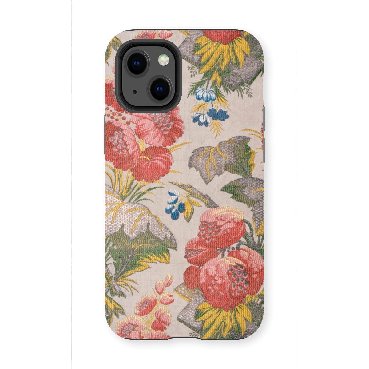 Casezest Mobile Phone Case for iPhone 13 Mini / Gloss Revel Floral Textile Design