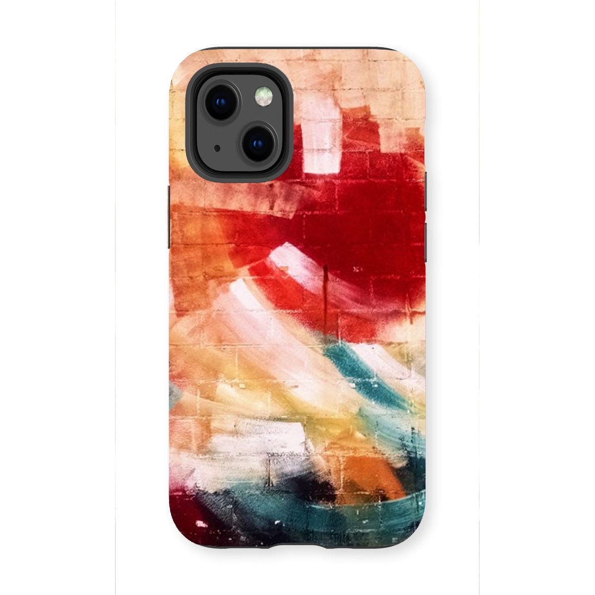 Casezest Mobile Phone Case for iPhone 13 Mini / Gloss Santa Tecla Painted Wall Design