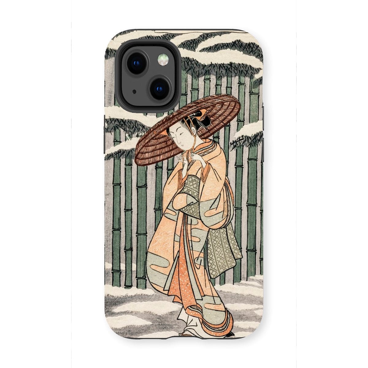 Casezest Mobile Phone Case for iPhone 13 Mini / Gloss Suzuki Bamboo Grove Design