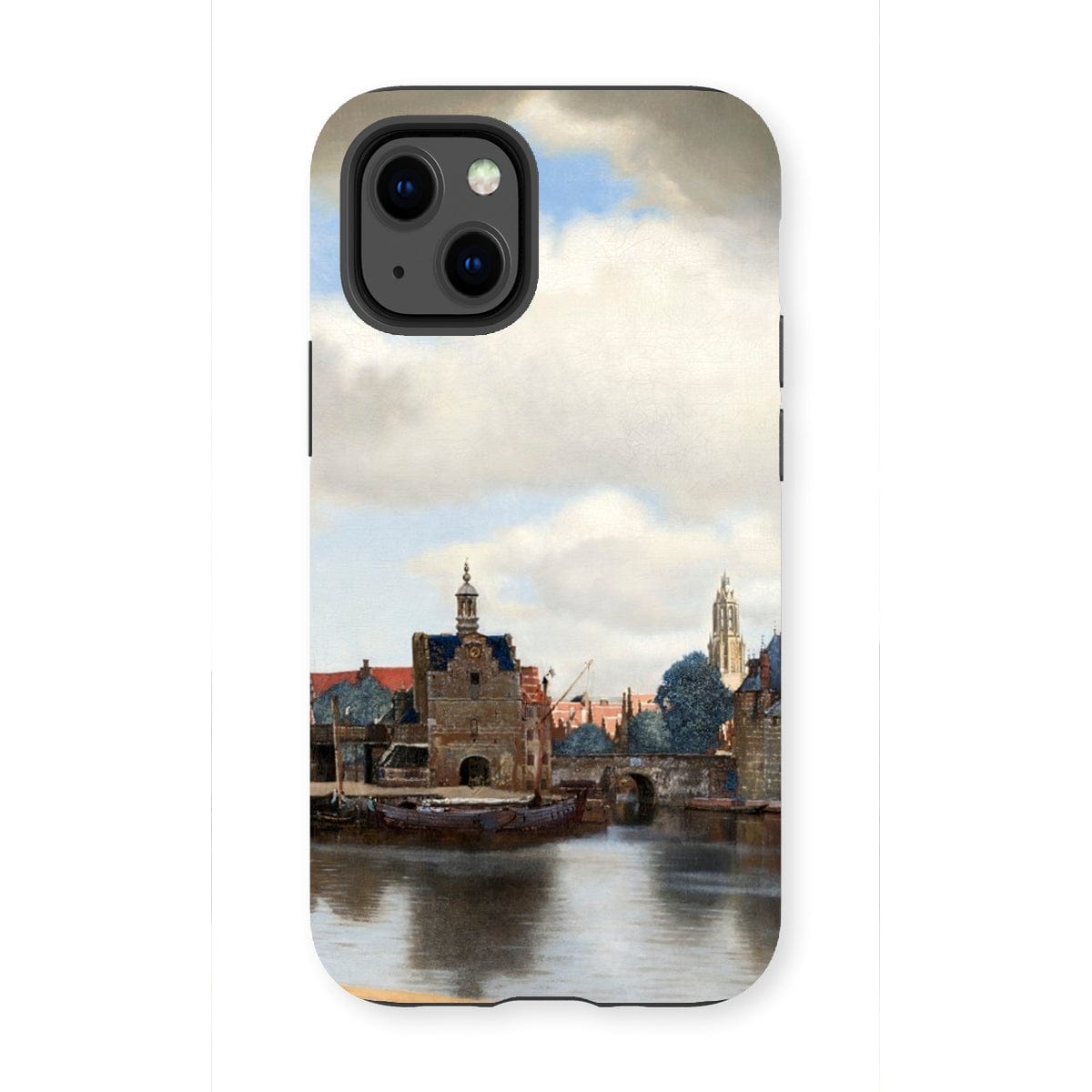 Casezest Mobile Phone Case for iPhone 13 Mini / Gloss Vermeer View of Delft Design