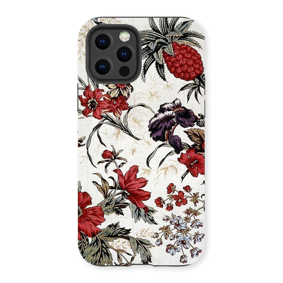 Casezest Mobile Phone Case for iPhone 13 Pro / Gloss Antique Floral Design