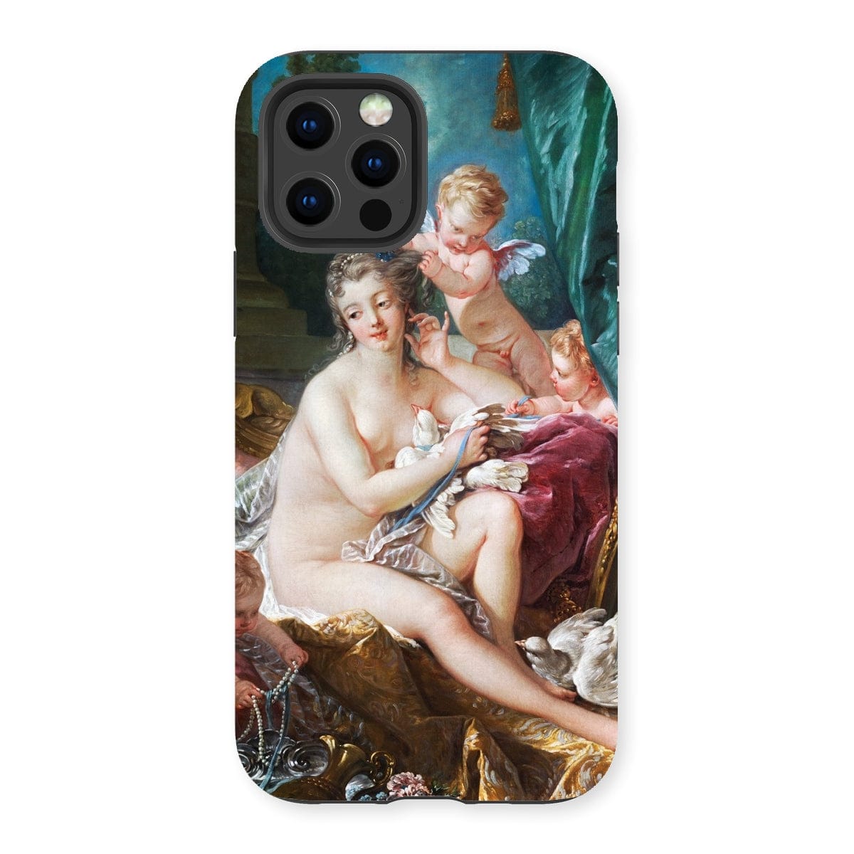 Casezest Mobile Phone Case for iPhone 13 Pro / Gloss Boucher Toilette of Venus Design