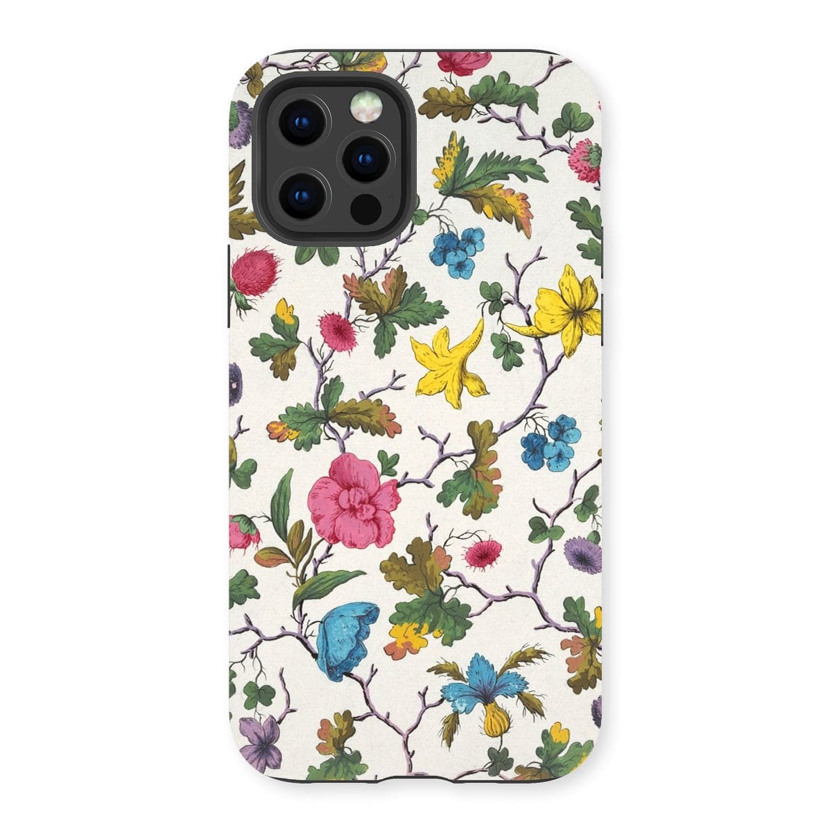 Casezest Mobile Phone Case for iPhone 13 Pro / Gloss DuBois Floral Design