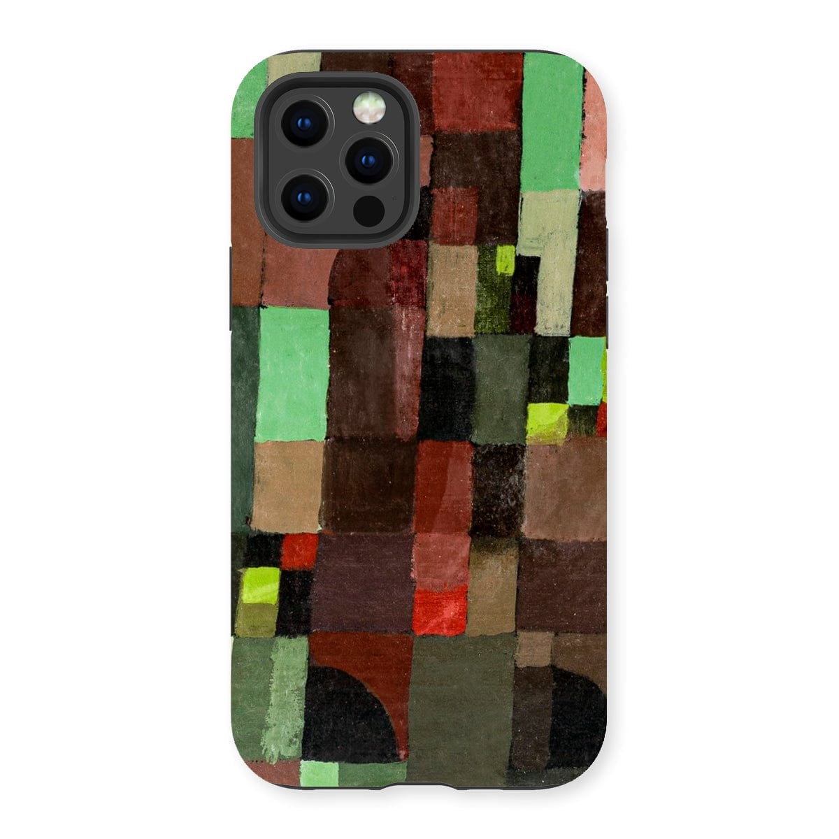 Casezest Mobile Phone Case for iPhone 13 Pro / Gloss Klee Red and Green Design