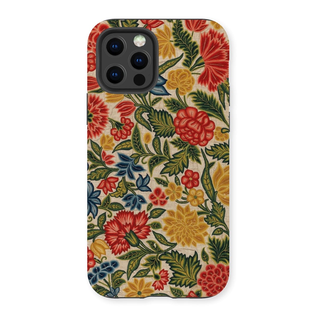 Casezest Mobile Phone Case for iPhone 13 Pro / Gloss Old Floral Panel Design