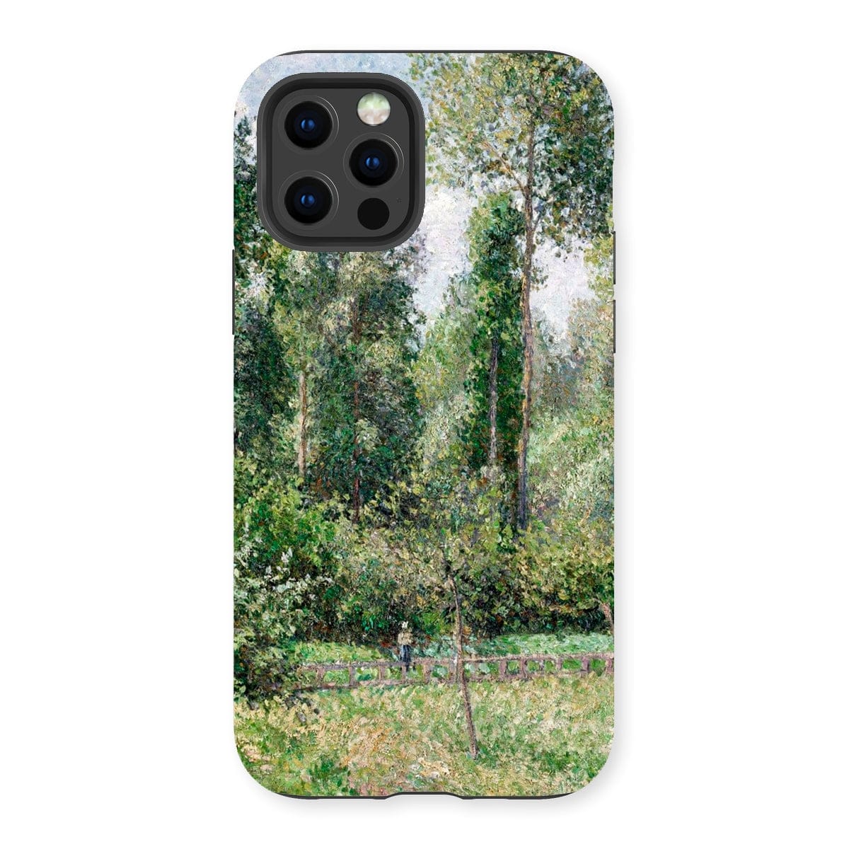 Casezest Mobile Phone Case for iPhone 13 Pro / Gloss Pissarro Poplars Design