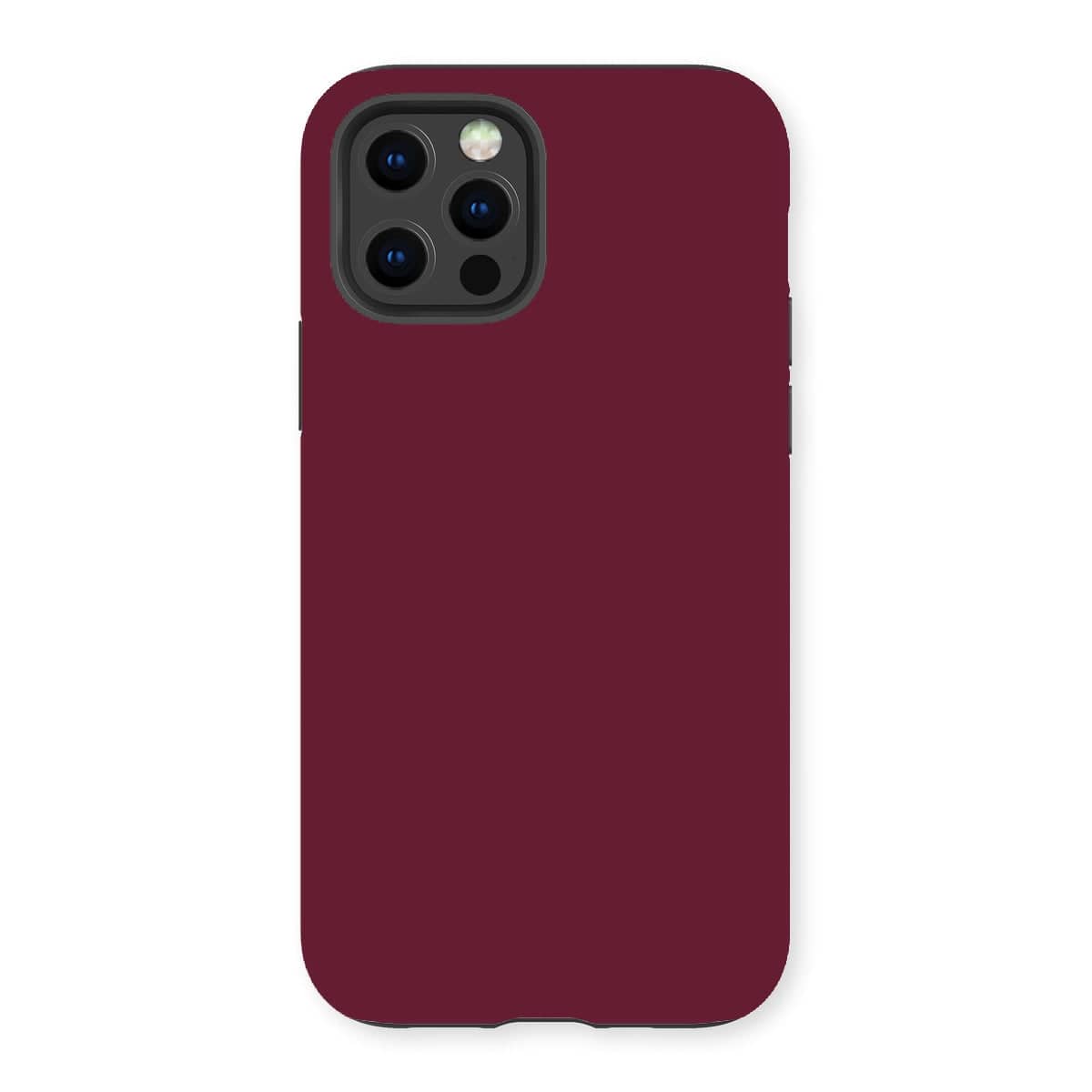 Casezest Mobile Phone Case for iPhone 13 Pro / Gloss Pure Dark Red Design