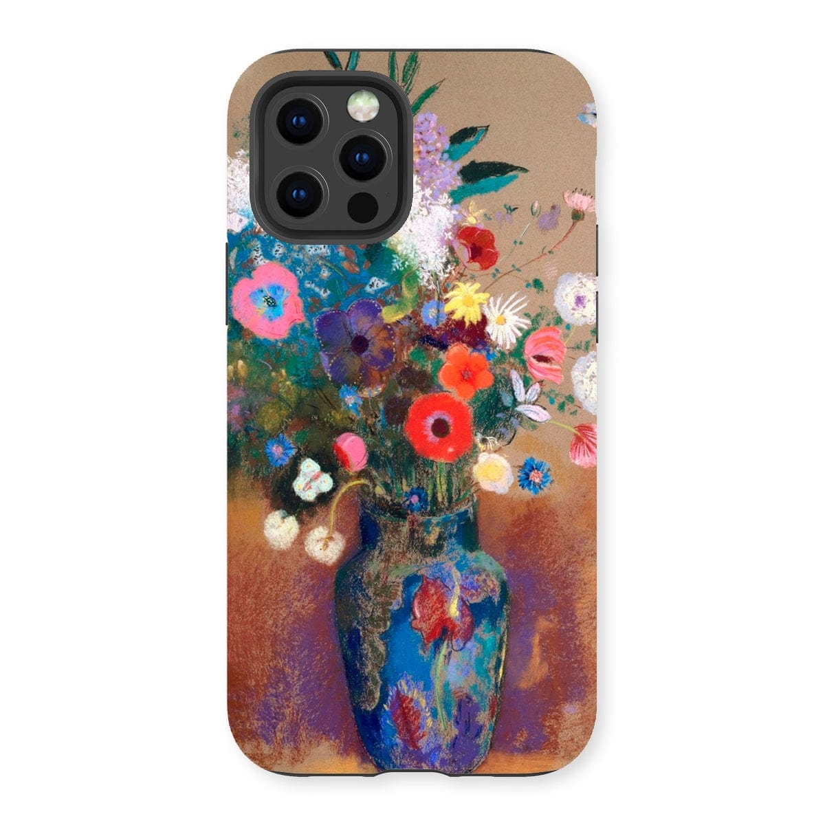 Casezest Mobile Phone Case for iPhone 13 Pro / Gloss Redon Bouquet of Flowers Design