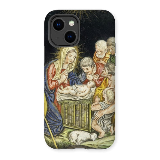 Casezest Mobile Phone Case for iPhone 14 / Gloss Adoration of the Shepherds Design