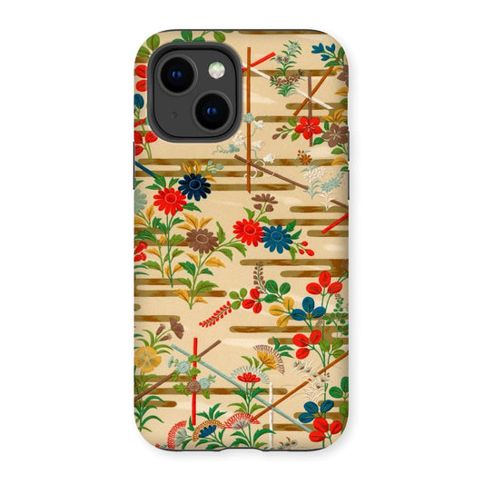 Casezest Mobile Phone Case for iPhone 14 / Gloss Audsley Japanese Paper Design