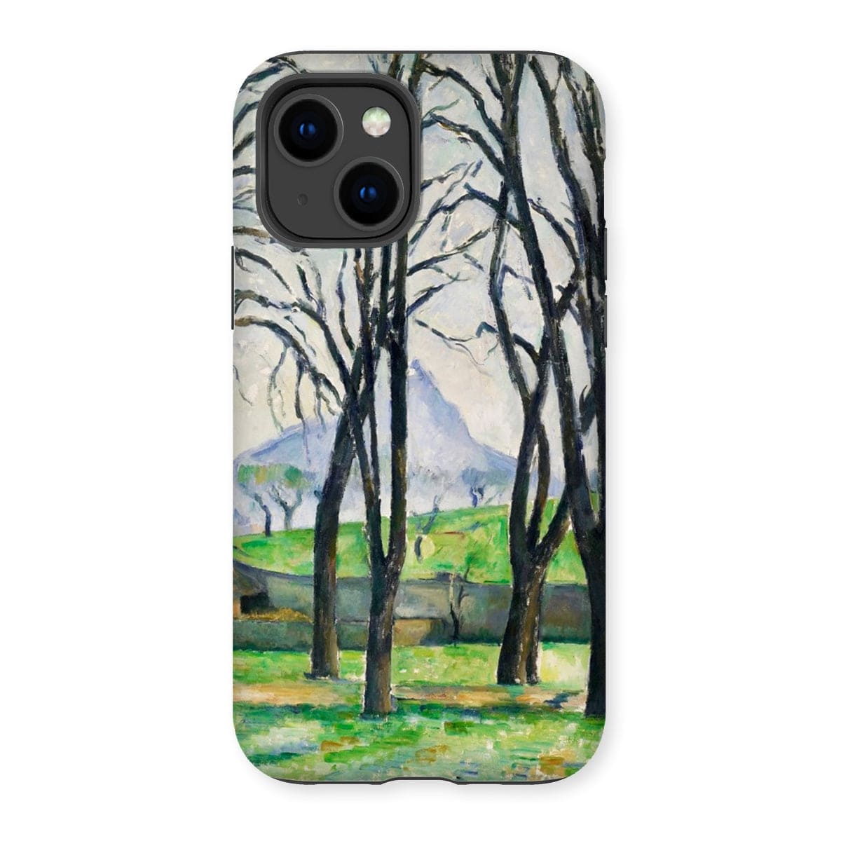 Casezest Mobile Phone Case for iPhone 14 / Gloss Cézanne Chestnut Trees Design