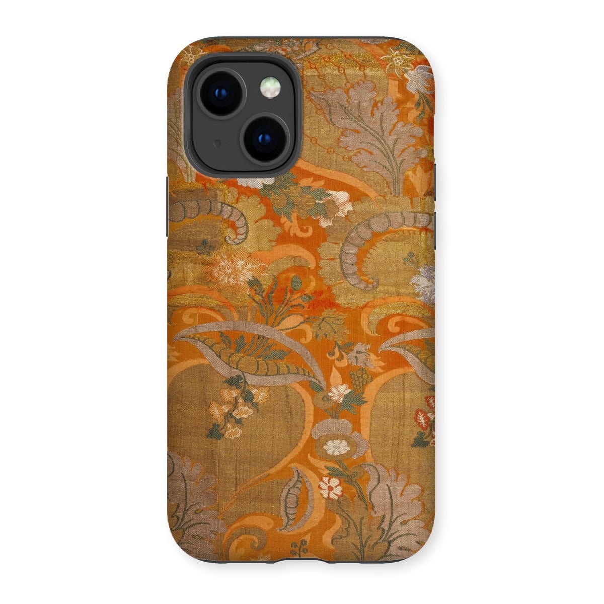 Casezest Mobile Phone Case for iPhone 14 / Gloss Golden Silk Design