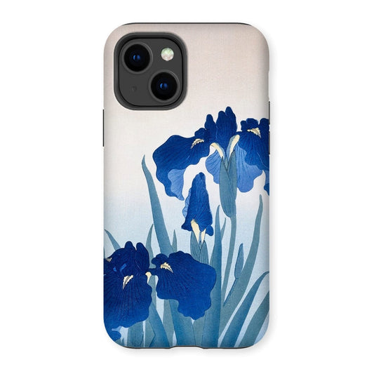 Casezest Mobile Phone Case for iPhone 14 / Gloss Koson Iris Flowers Design