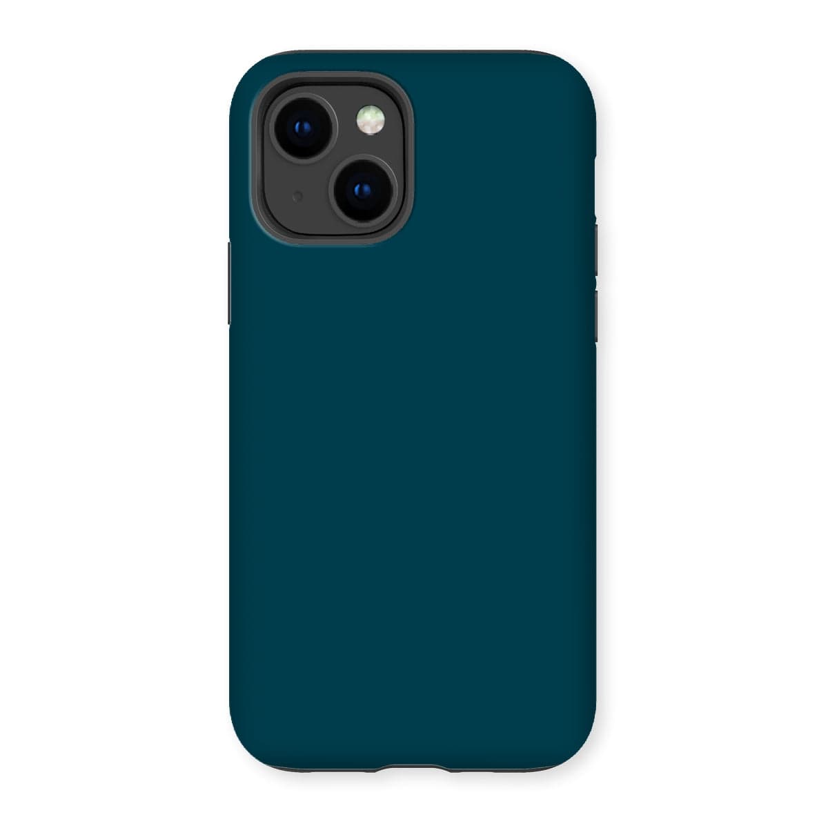 Casezest Mobile Phone Case for iPhone 14 / Gloss Pure Dark Blue Design