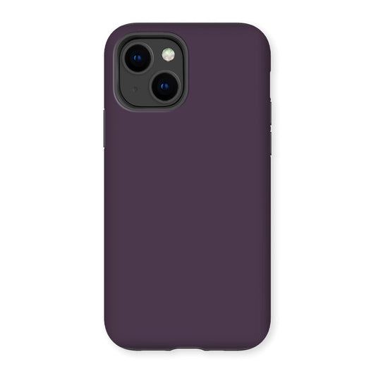 Casezest Mobile Phone Case for iPhone 14 / Gloss Pure Dark Purple Design