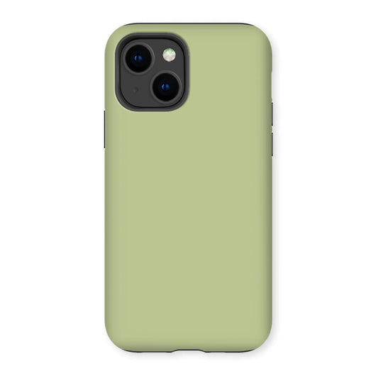 Casezest Mobile Phone Case for iPhone 14 / Gloss Pure Light Green Design