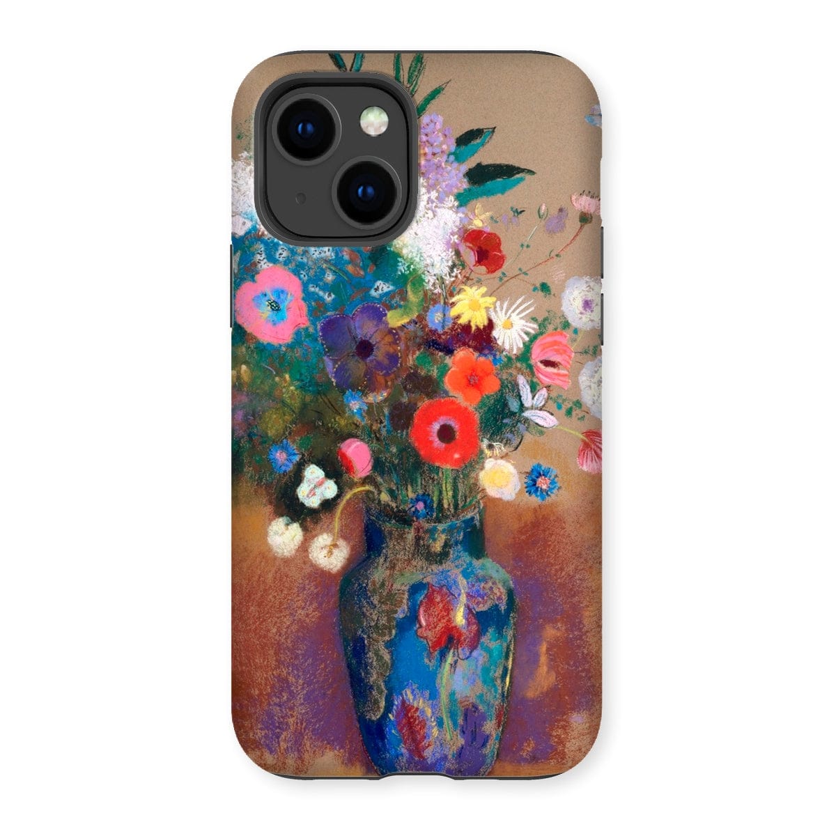 Casezest Mobile Phone Case for iPhone 14 / Gloss Redon Bouquet of Flowers Design