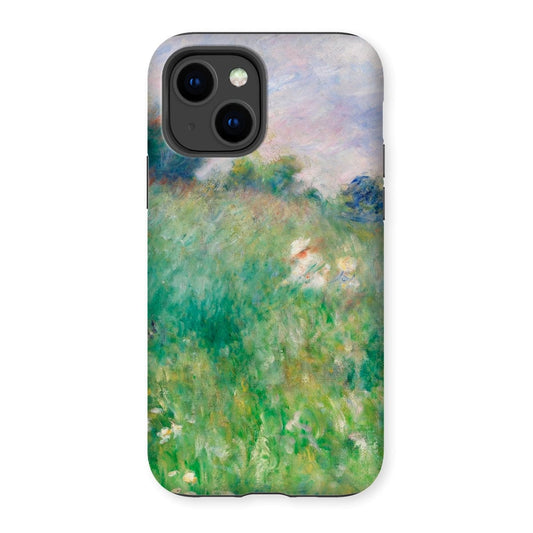 Casezest Mobile Phone Case for iPhone 14 / Gloss Renoir Meadow Design