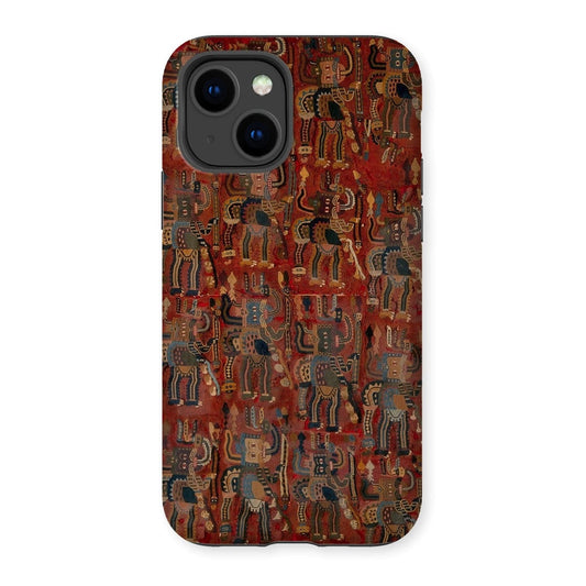 Casezest Mobile Phone Case for iPhone 14 / Gloss Tibetan Animal Gods Design