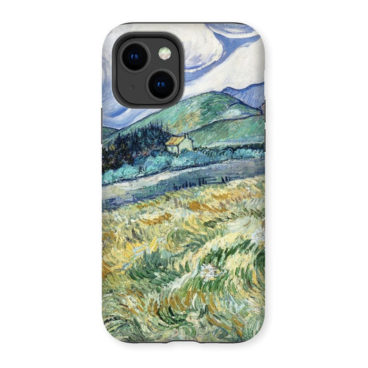 Casezest Mobile Phone Case for iPhone 14 / Gloss Van Gogh Landscape from Saint-Rémy Design