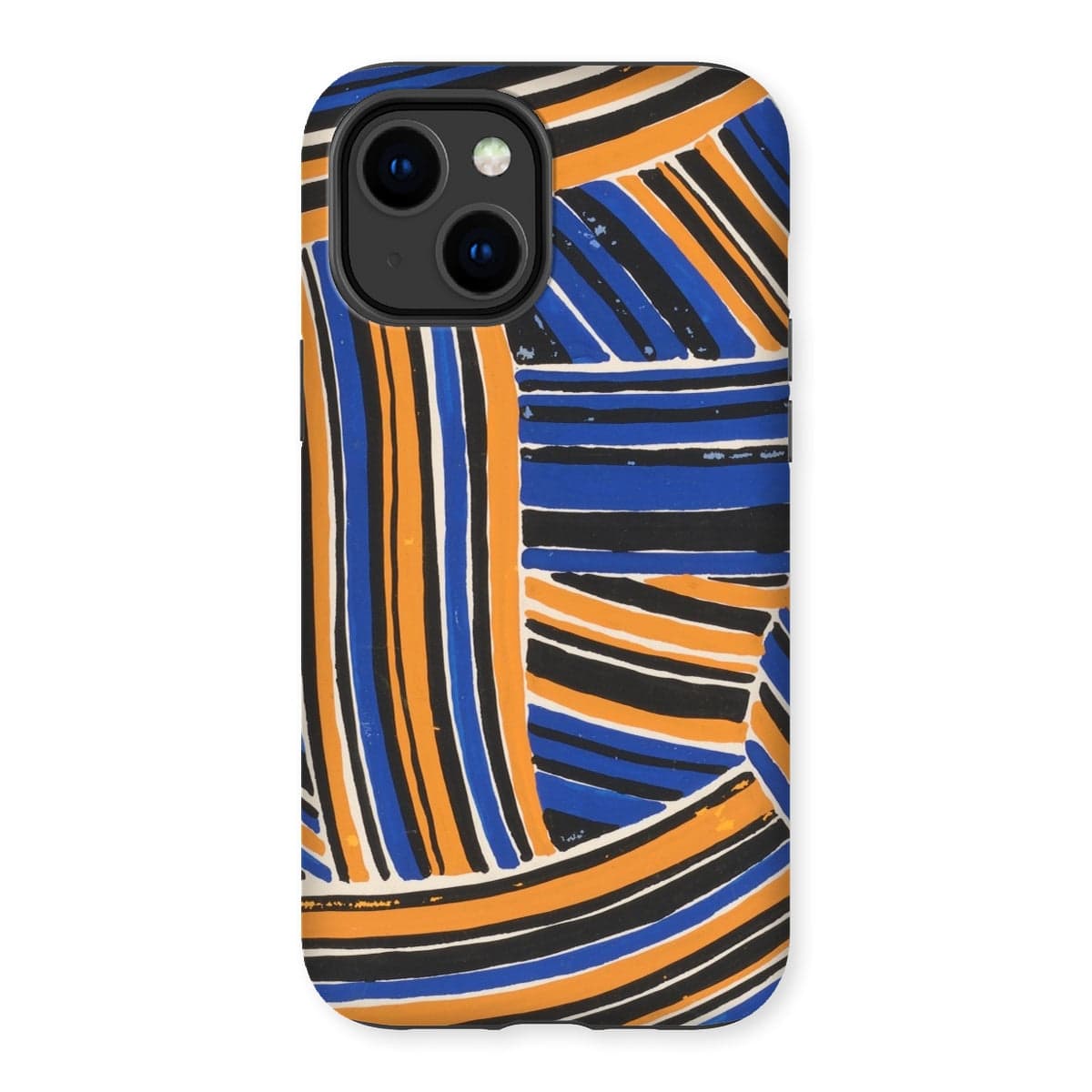 Casezest Mobile Phone Case for iPhone 14 Plus / Gloss Férier Stripe Design