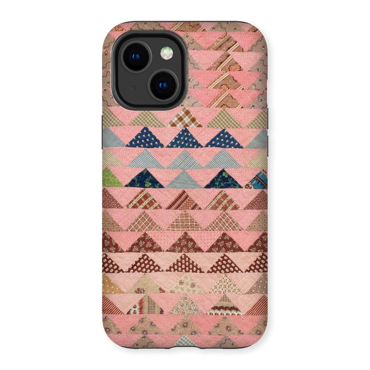 Casezest Mobile Phone Case for iPhone 14 Plus / Gloss Flying Geese Quilt Design