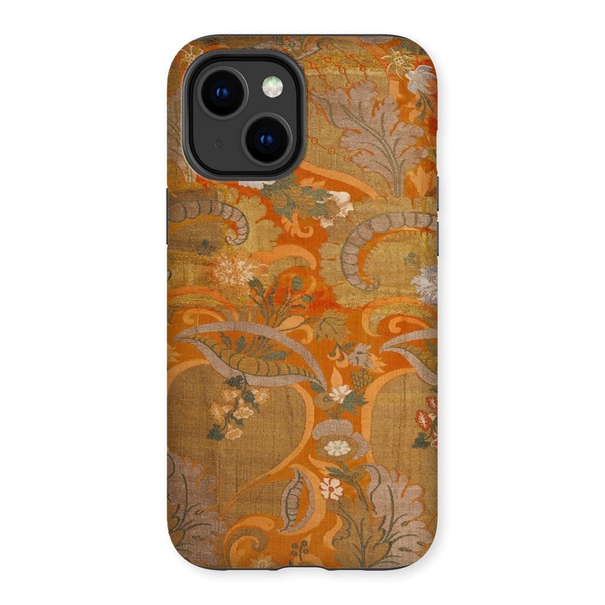 Casezest Mobile Phone Case for iPhone 14 Plus / Gloss Golden Silk Design