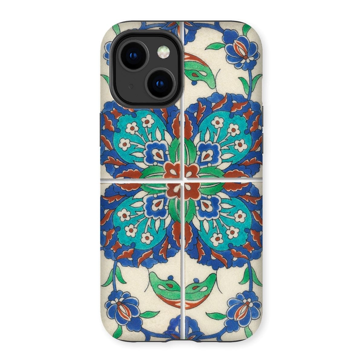 Casezest Mobile Phone Case for iPhone 14 Plus / Gloss Persian Style Tile Design