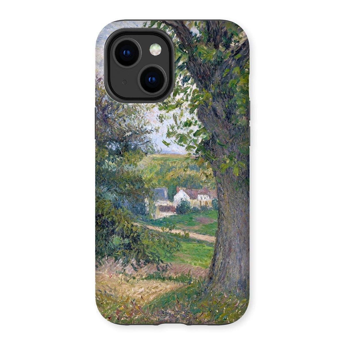 Casezest Mobile Phone Case for iPhone 14 Plus / Gloss Pissarro Chestnut Trees Design