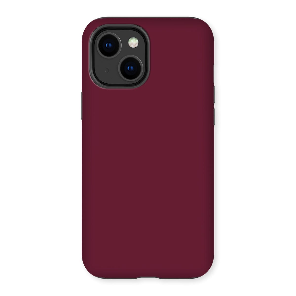 Casezest Mobile Phone Case for iPhone 14 Plus / Gloss Pure Dark Red Design