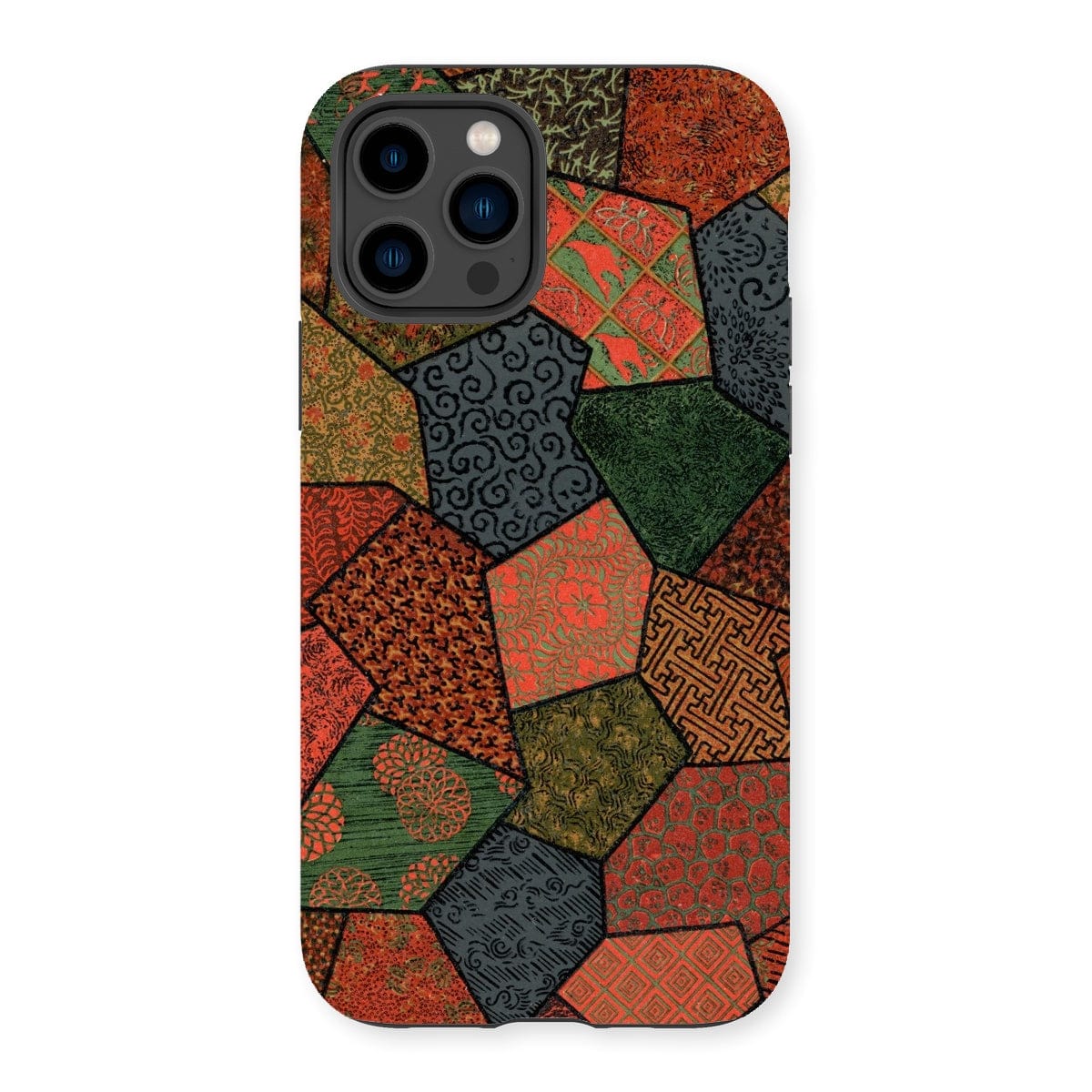 Casezest Mobile Phone Case for iPhone 14 Pro / Gloss Audsley Polygonal Design