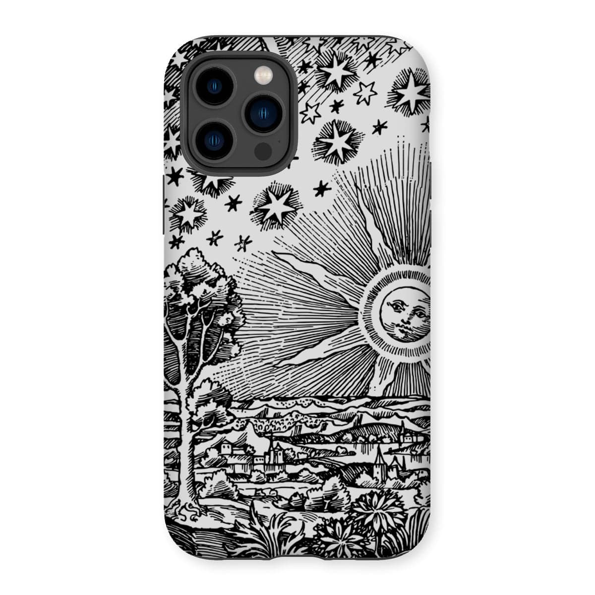 Casezest Mobile Phone Case for iPhone 14 Pro / Gloss Flammarion Design