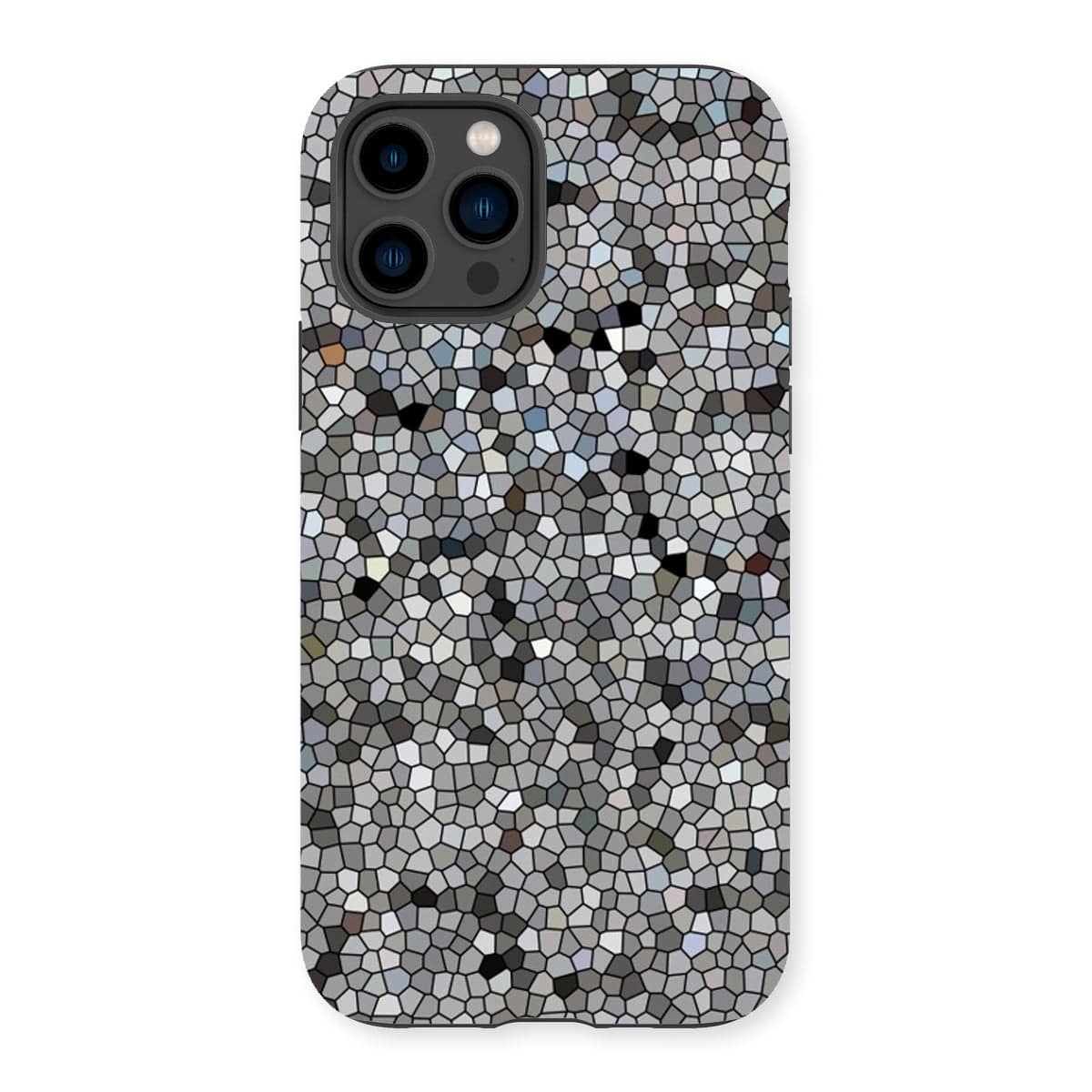 Casezest Mobile Phone Case for iPhone 14 Pro / Gloss Mosaic Texture Design