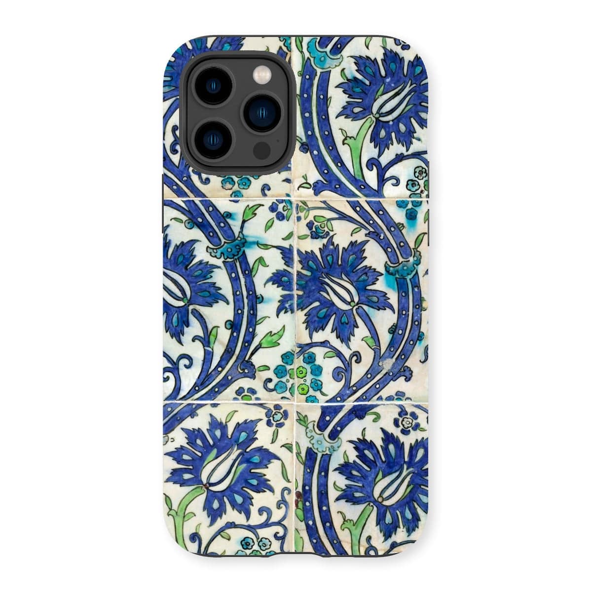 Casezest Mobile Phone Case for iPhone 14 Pro / Gloss Old Vine Tile Design